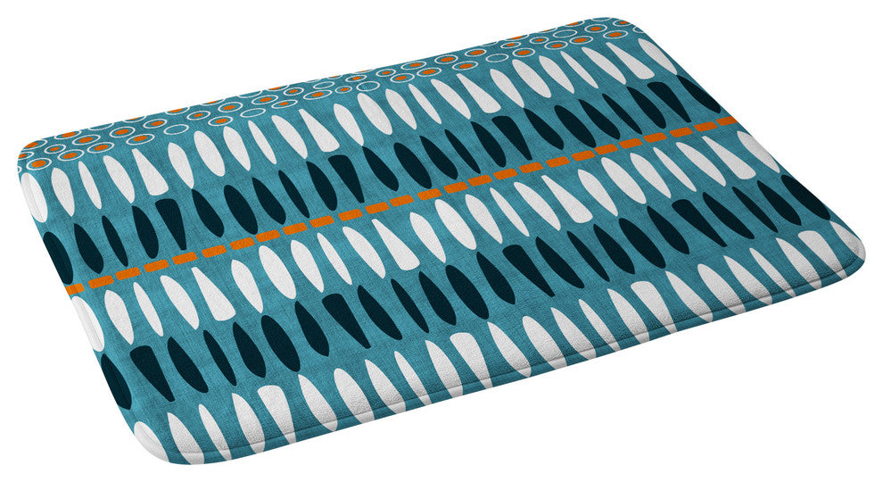 Caroline Okun Baby Teeth Mudcloth Memory Foam Bath Mat
