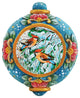 Hand Painted Scenic Ornament Cardinal Companions