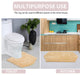 Waterford Absorbent Cotton and Machine washable Bath Rug 22" Round, Yellow