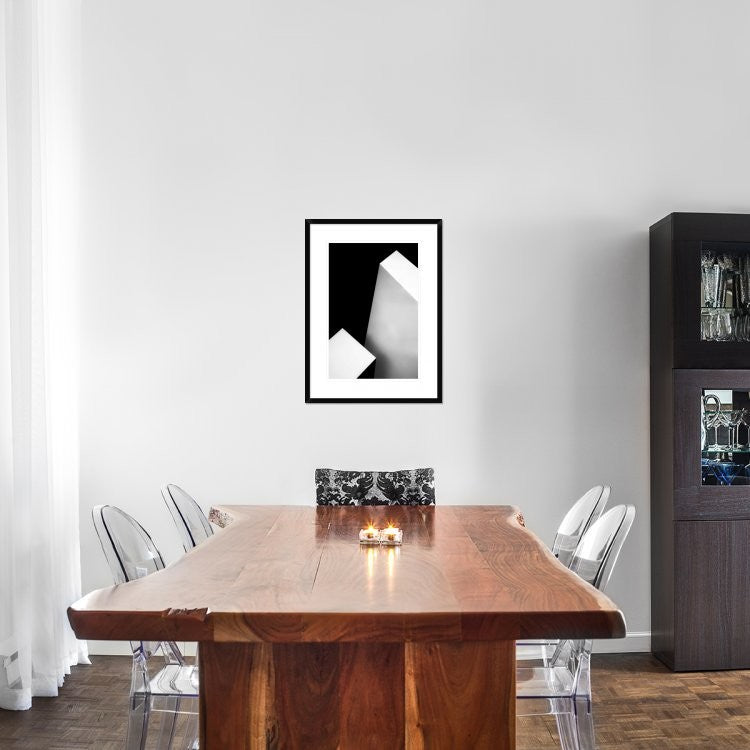 "Nero Bianco" Framed Digital Print by Gilbert Claes, 22x30"