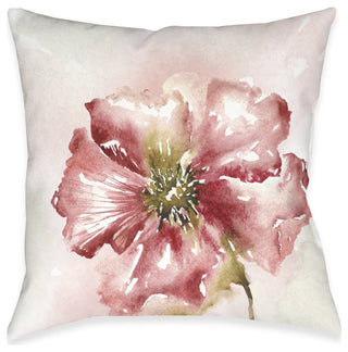 Laural Home Blushing Floral 18" X 18" Indoor Decorative Pillow