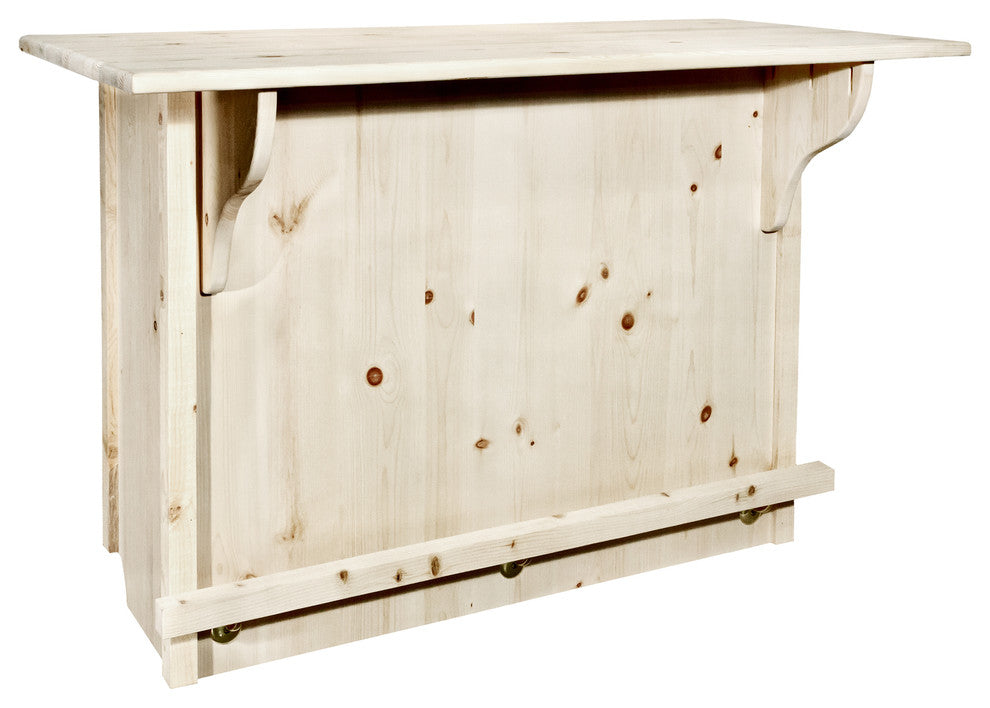 Homestead Collection Deluxe Bar With'' Rail, Ready to Finish