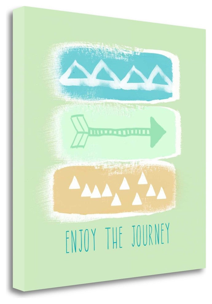 "Enjoy The Journey" By Linda Woods, Giclee Print on Gallery Wrap Canvas
