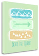 "Enjoy The Journey" By Linda Woods, Giclee Print on Gallery Wrap Canvas