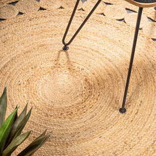 Bodhi Round Natural Jute Hippie Circle, 5' Round