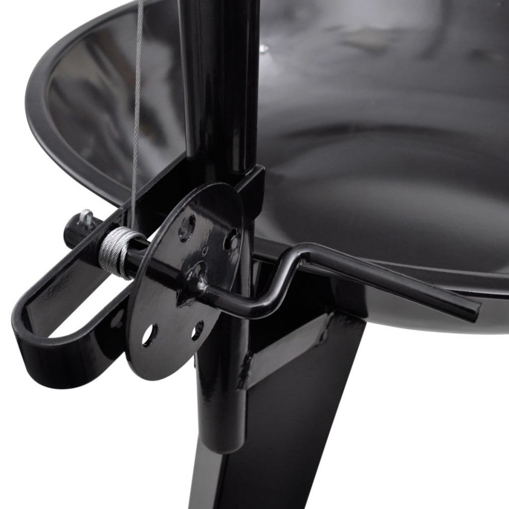 Vidaxl Bbq Stand Charcoal Barbecue Hang Round