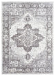 Surya Wanderlust WNL-2321 7'10"x10'3" Rug, Silver Gray/White