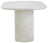 Brut Indoor/Outdoor Dining Table, White