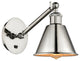 Innovations 317-1W-PN-M8-LED Smithfield 1 Light Sconce, Polished Nickel