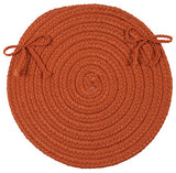 Colonial Mills Chair Pad Boca Raton Rust Chair Pad