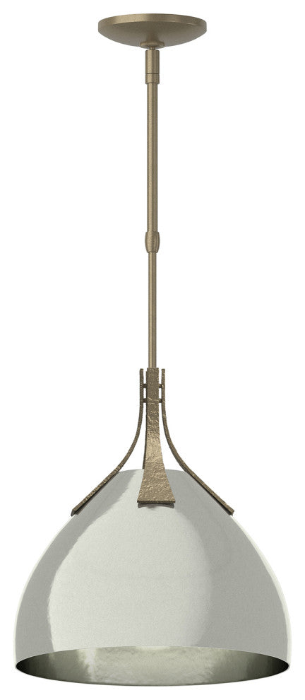 Summit Pendant, Soft Gold Finish, Sterling Accents, Standard Overall Height