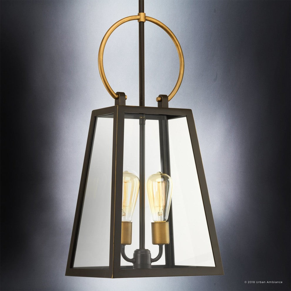 Luxury Vintage Outdoor Pendant Light, Vicenza Series, Olde Bronze