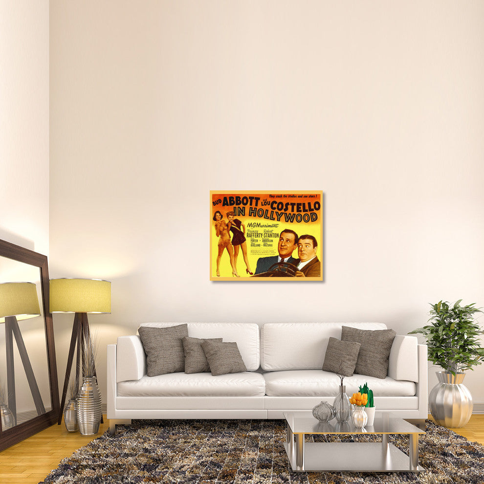 "Abbott & Costello - In Hollywood" Canvas by Hollywood Photo Archive, 40x32"