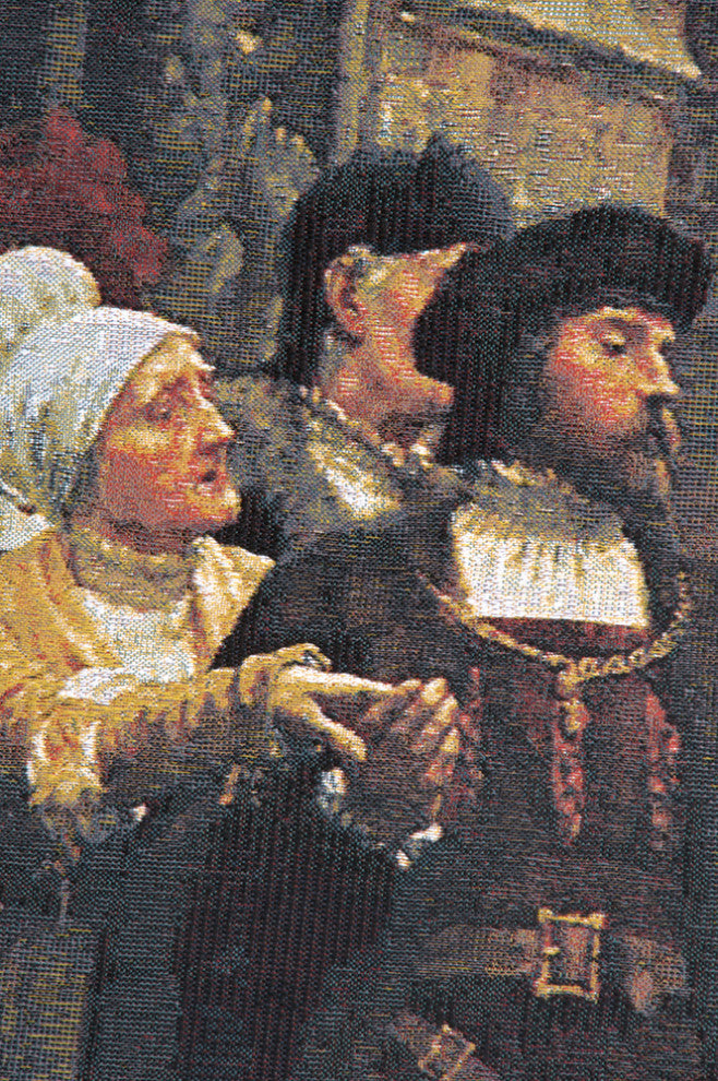 Call to Arms Without Border Belgian Wall Tapestry