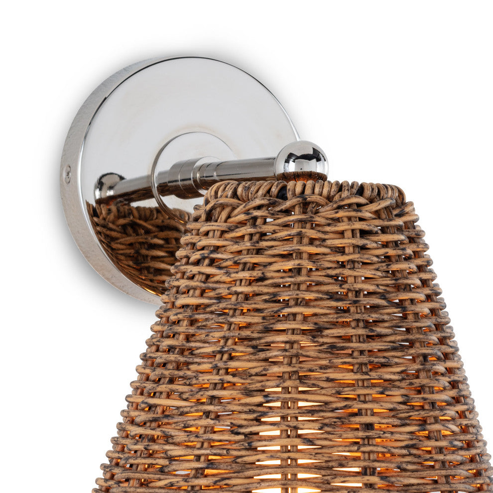 Regina Andrew Kismet Hanging Sconce, Natural Brass, Nickel