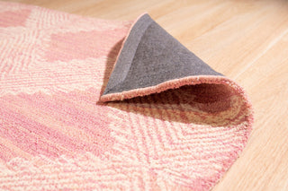 Hand-Tufted Wool Pink Contemporary Spring 2020 Rug, 5'x8'