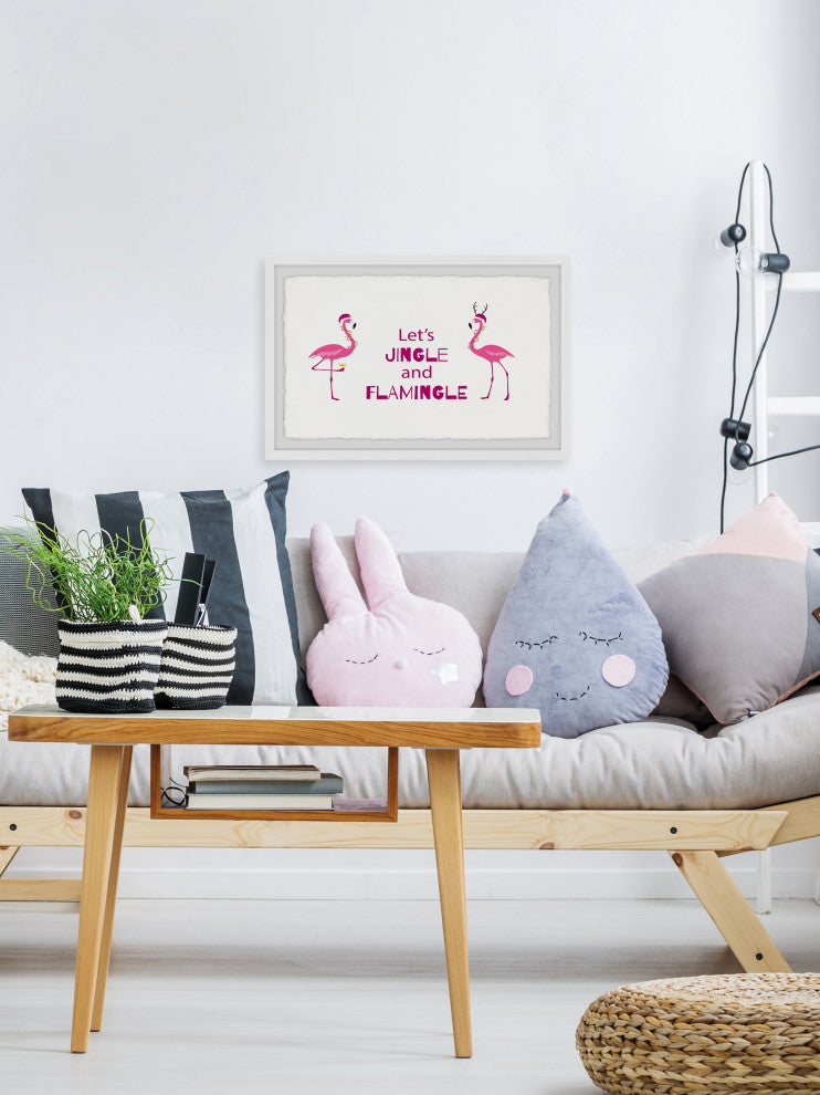 "Let's Jingle" Framed Painting Print, 45x30