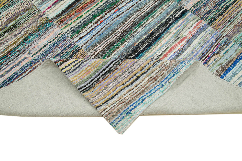 Rug N Carpet - Handmade Anatolian 9' 2'' x 11' 8'' Vintage Patchwork Kilim Rug