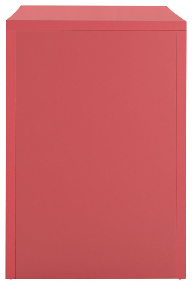 Suzie Rattan Executive Desk, Pink