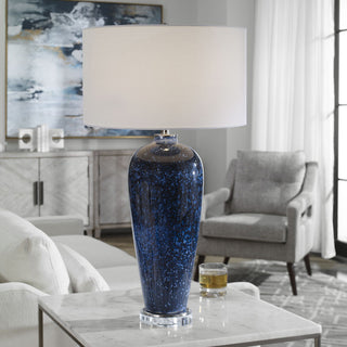 Uttermost Stargazer Coba-Light Navy Table Lamp