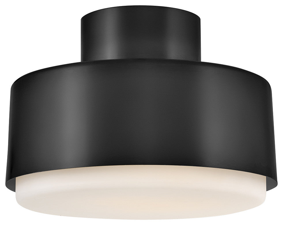 Hinkley Cedric Small Semi-Flush Mount, Black