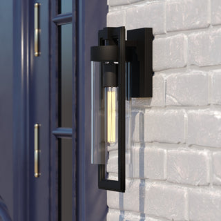 Malmo 6.5" Outdoor Wall Light Matte Black