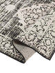 Outdoor Persian Accent Rug - Bacteria Resistant Rug, Black, 7'10"x10'