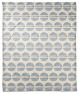 Watercolor Circle Pattern 50x60 Coral Fleece Blanket