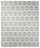 Watercolor Circle Pattern 50x60 Coral Fleece Blanket