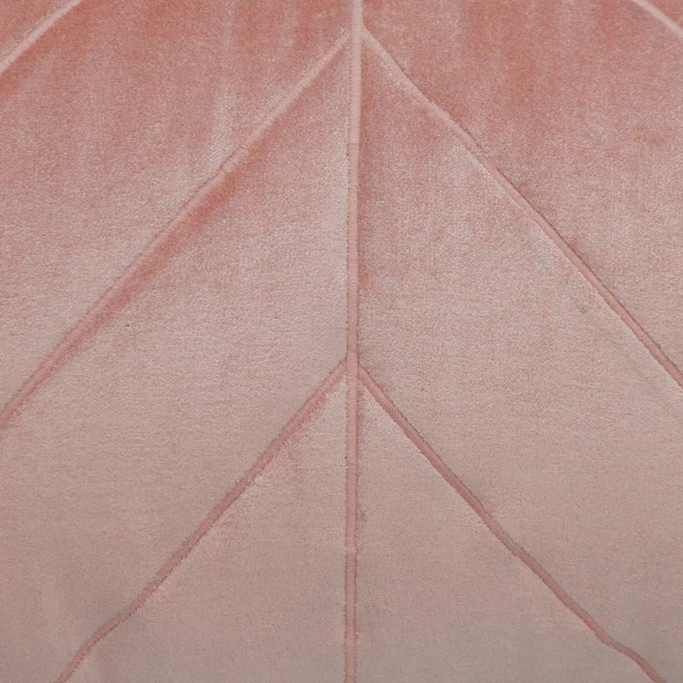 Parkland Collection Tobyn Pink Throw Pillow, Rectangle