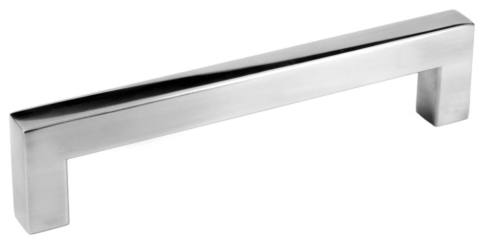 Celeste Square Bar Pull Cabinet Handle Polished Chrome Stainless 12mm, 5"