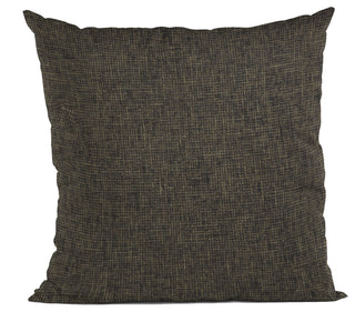 Espresso Waffle Textured Solid Luxury Throw Pillow, Double sided 16"x16"