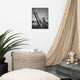 Modern Industrial Wall Decor: Train Drawbridge 2 Black & White Photo, 11" X 14"