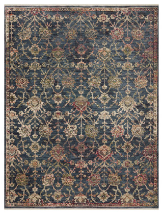Giada Rug, Navy/Multi, 2'7"x10'