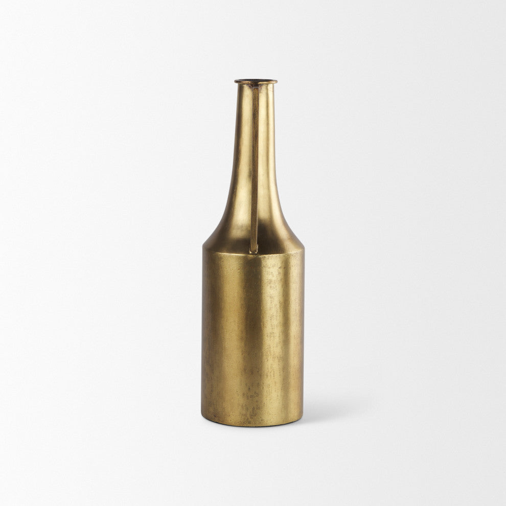Aubrey Medium 18.0H Gold Iron Jug Vase