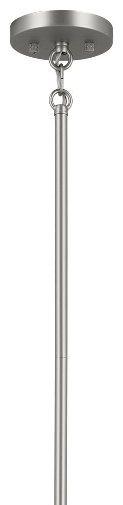 Erzo 48" 10 Light Chandelier, Satin Nickel