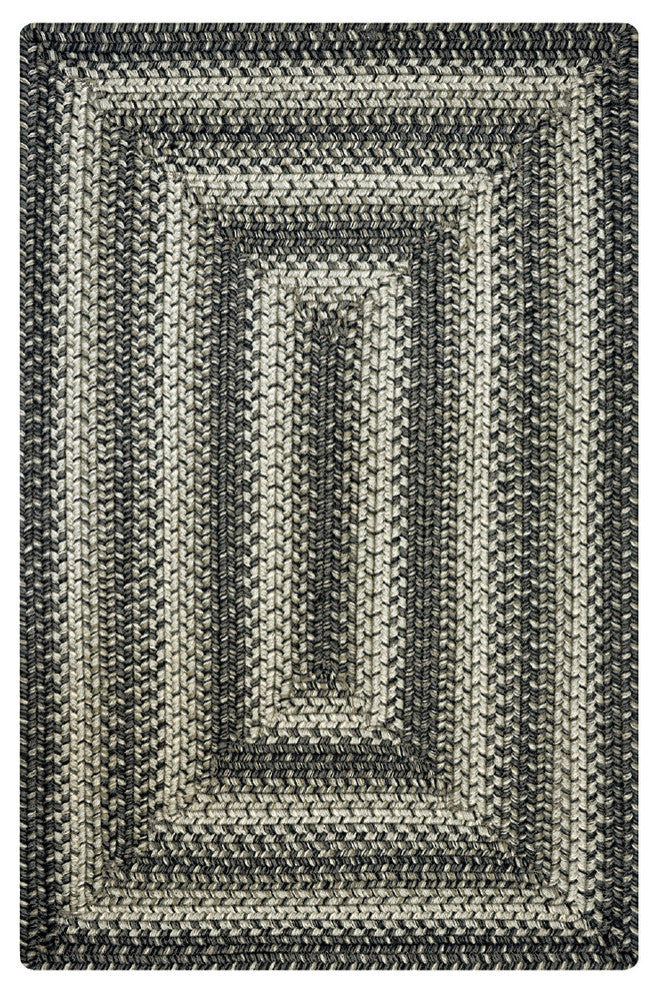 Homespice D"cor Cobblestone Ultra Wool Braided Rug 20 x 30" Rect.