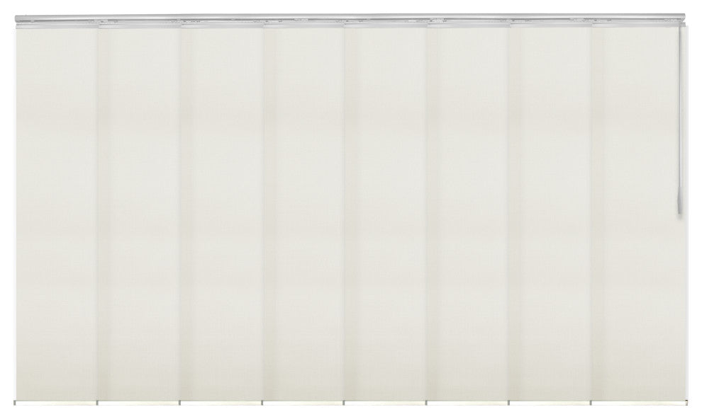 Fidel 8-Panel Track Extendable Vertical Blinds 130-175"W