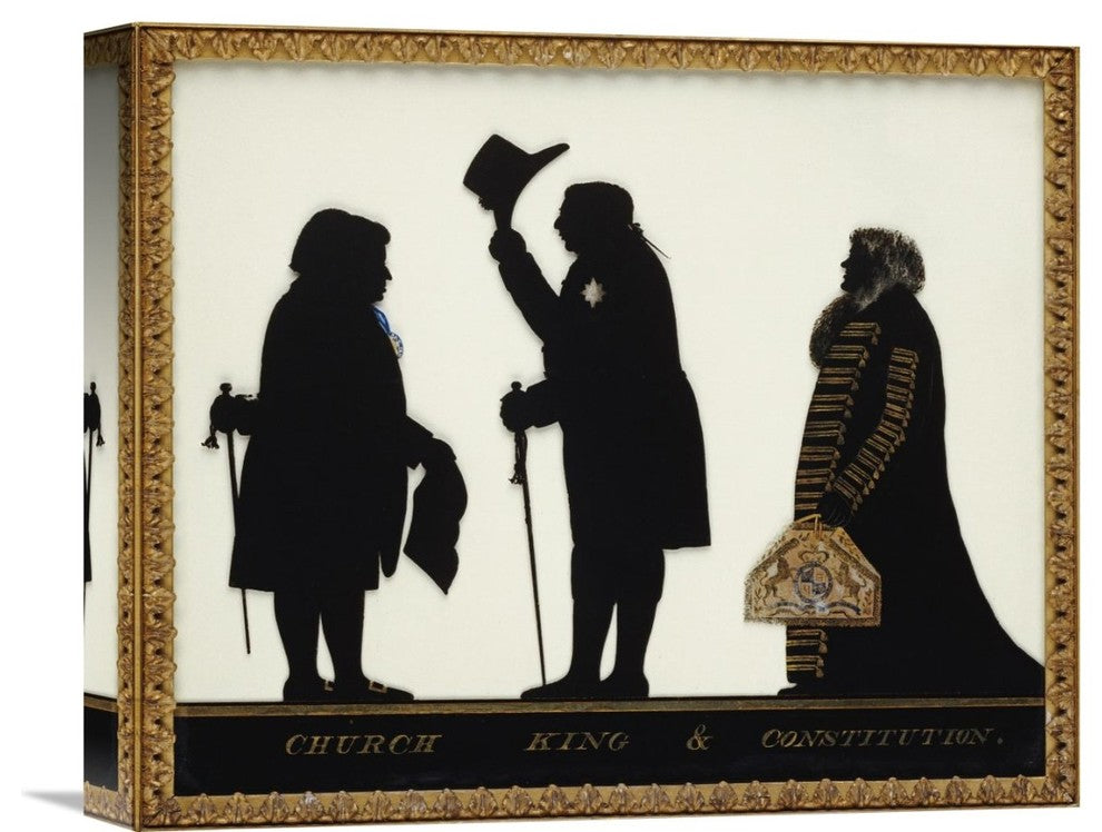 "Church, King and Constitution" Canvas Giclee by Charles Rosenberg, 16"x13"