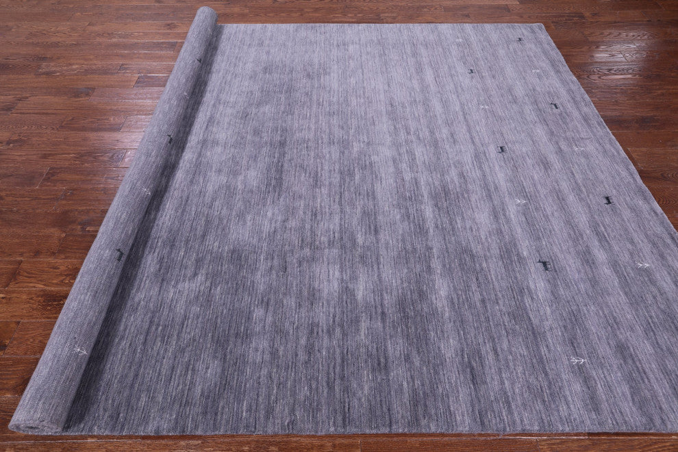 8' 0" X 10' 0" Persian Gabbeh Handmade Wool Rug - Q15188