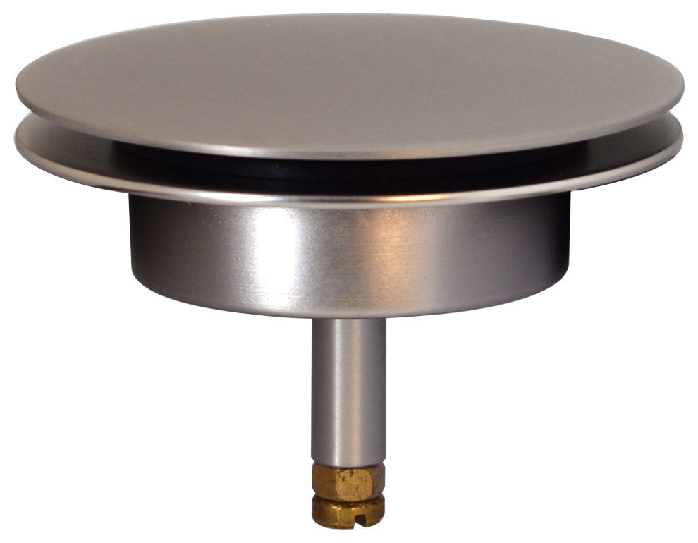 Sch. 40 PVC 27" Cable Drive Bath Waste In Oil Rubbed Bronze, Satin Nickel