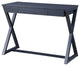 Benzara BM279062 Mary 42" Wood Console Sideboard Desk With Center Drawer, Gray