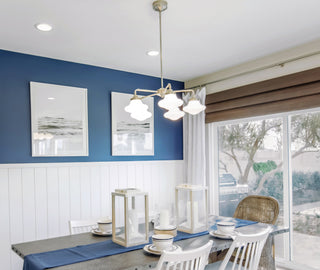 Maxim 30245 New School 28"W LED Chandelier - Satin Nickel