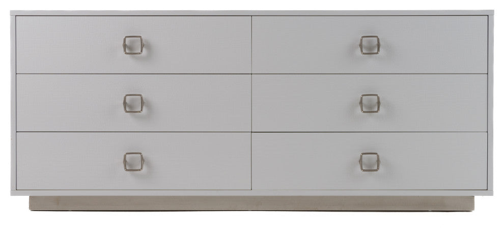 AandX Victoria White Crocodile Dresser