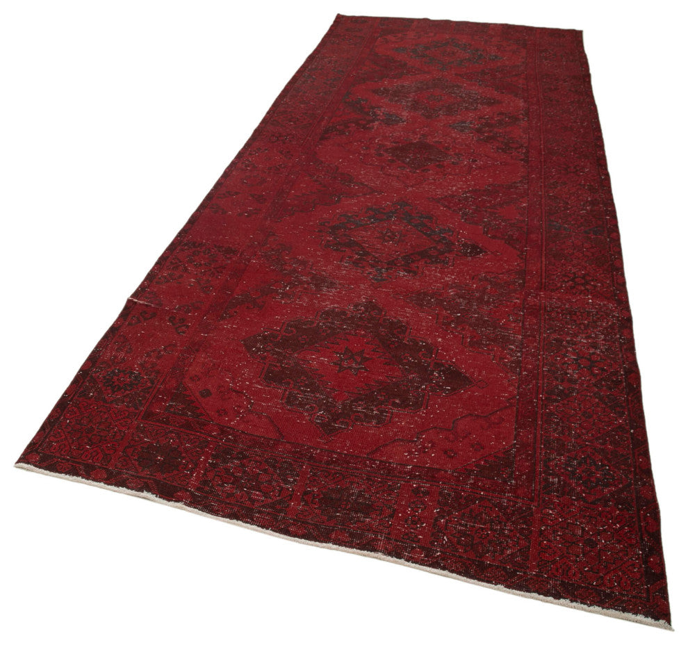 Rug N Carpet - Handmade Turkish 4' 9" x 12' 8" Unique Runner Rug