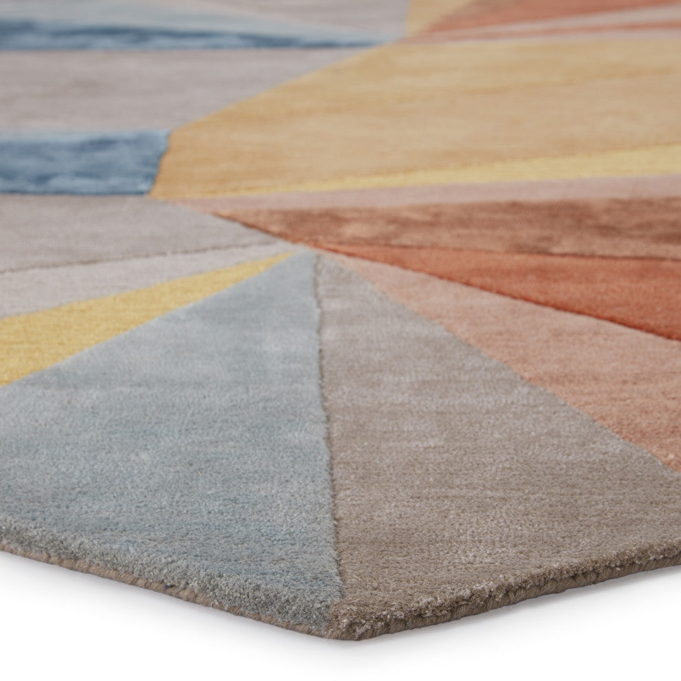 Jaipur Living Sabah Handmade Geometric Multicolor/ Yellow Area Rug, 8'x11'10" Ir