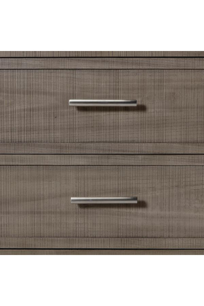 Gray Ash Wood Nightstand | Andrew Martin Raffles