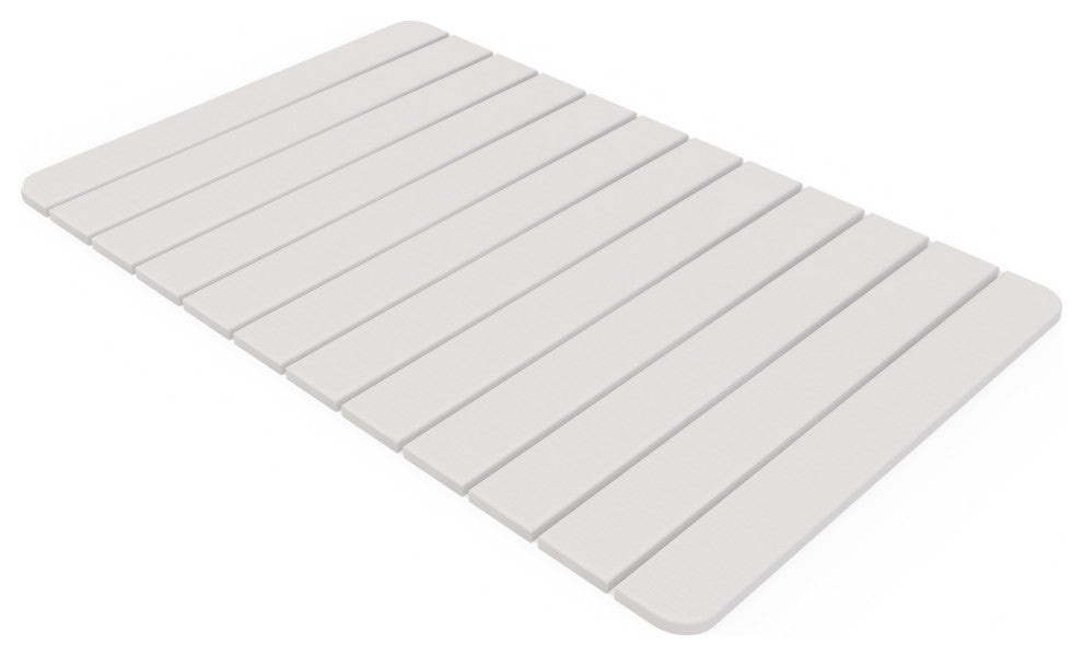 Diatomite Water Absorbing Under-Sink Mat, Natural White