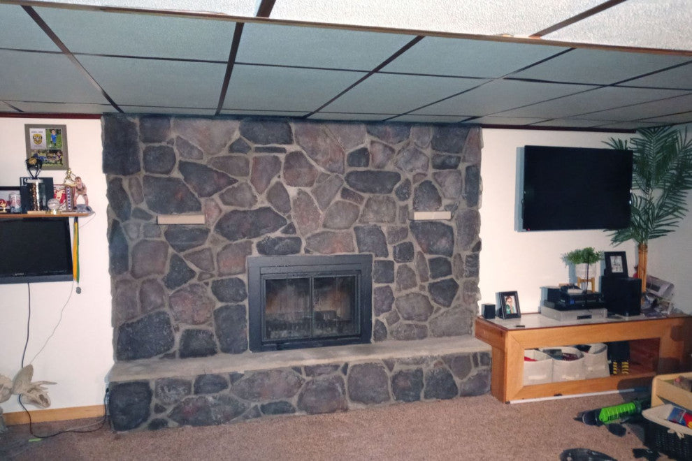Field Stone, Midnight, 50 Sq. Ft. Flats