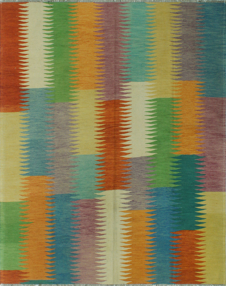 Winchester Kilim Muborak Rust Rug